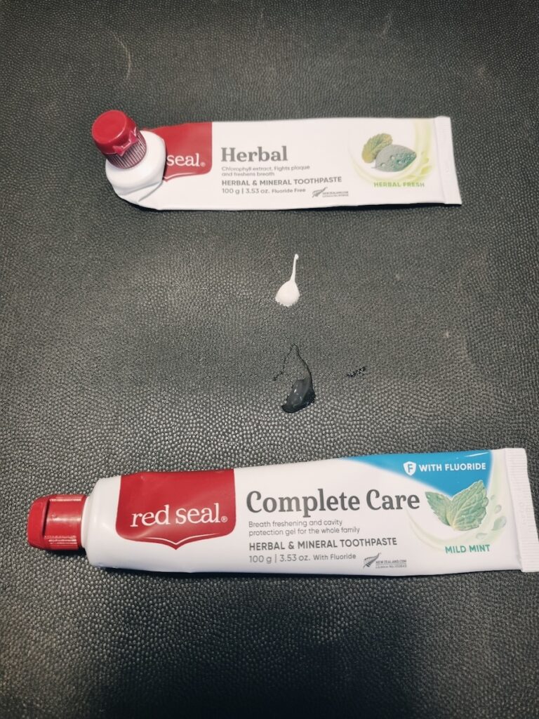 Texture comparison red seal products