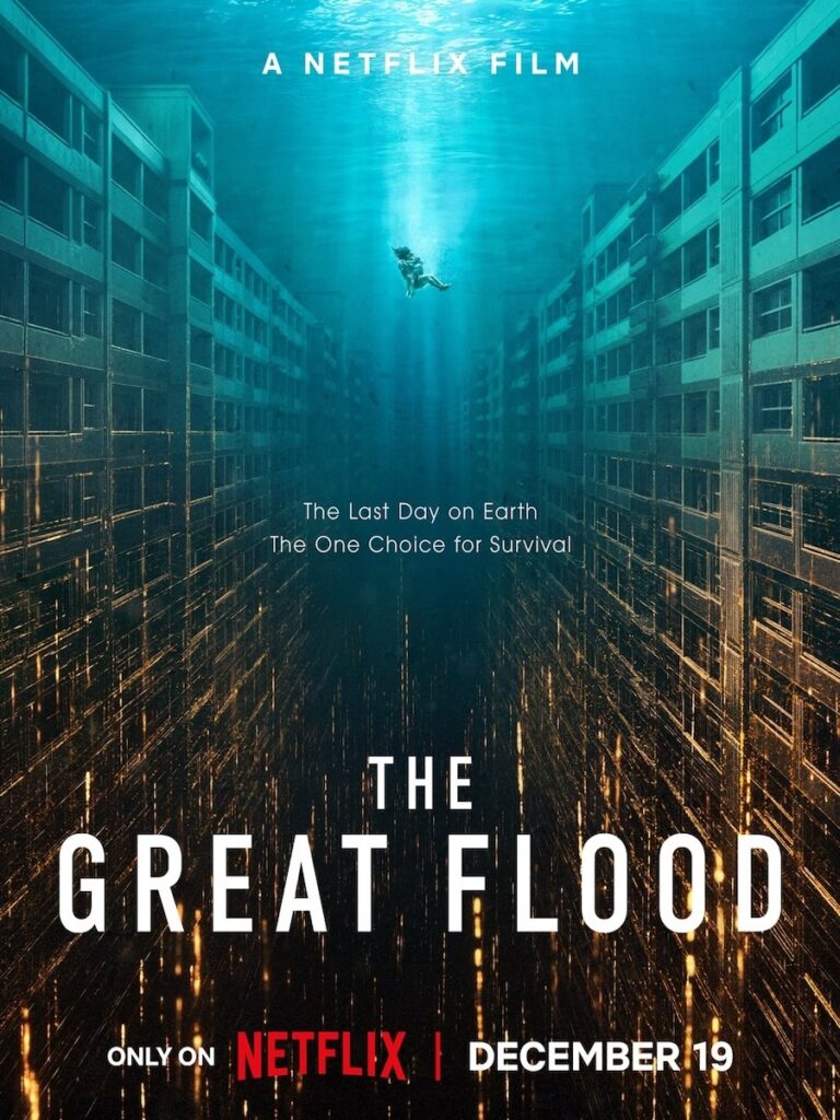 The official poster for the Netflix film The Great Flood