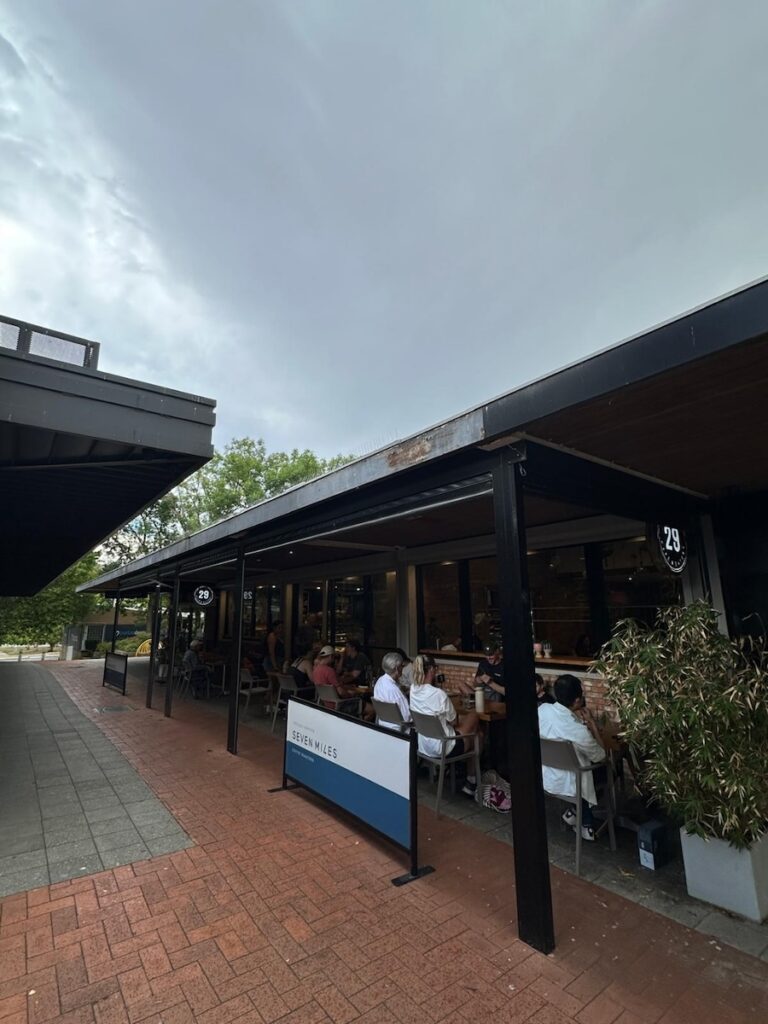 Exterior view of 29 Cafe & Eatery in Curtin