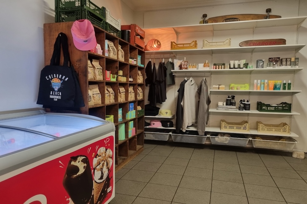 Fishwicks cafe retail corner ice cream clothing gifts
