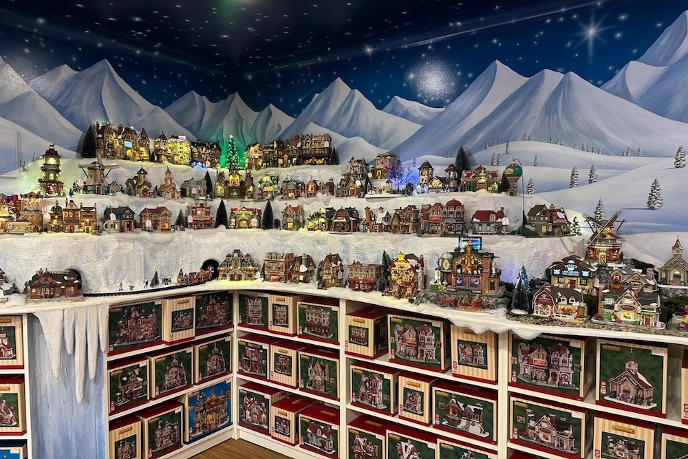Lemax Christmas Village animated miniatures display Canberra