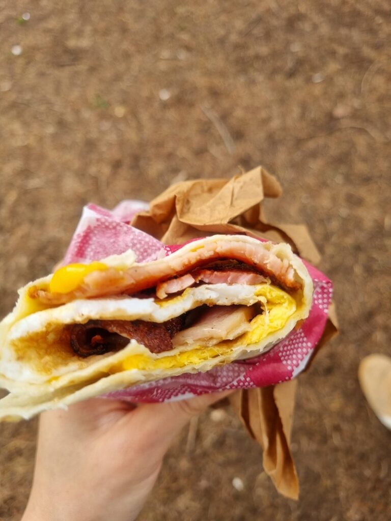brekky time haig park market canberra double trouble cross cut