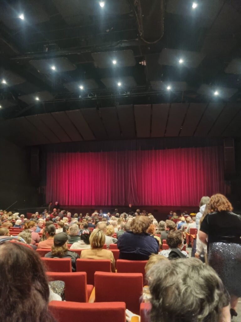 A full house of audience members at the Drum Tao 2026 Canberra performance